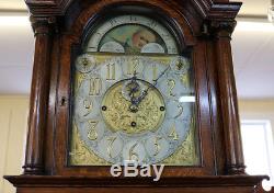 Best 9 Tube Musical Tiffany & Co Quarter Tiger Oak Grandfather Tall Case Clock