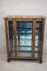 By Totten Mission Tiger Oak China Display Cabinet Early 1900's Stickley Style