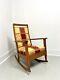 Early 20th Century Arts & Crafts Period Quartersawn Tiger Oak Rocking Chair