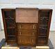 English Antique Tiger Oak Art Deco Sideboard Secretary Cabinet Buyer$ship