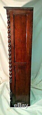 Free Ship Nj/nyc/phily Area Tiger Oak Antique Carved Bookcase Not Barrister