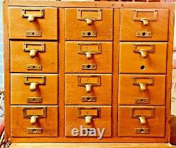 Globe-Wernicke 12 Drawer Apothecary Cabinet