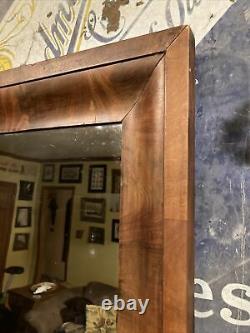 Gorgeous c. 1930 Antique Tiger Oak Mirror, Estate Sale Find