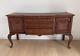 Grand Antique 1800s French Provincial Louis Xv S-carved Legs Buffet Sideboard