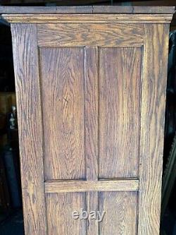 Large antique apothecary cabinet cupboard 20 drawer tiger oak collectors rare