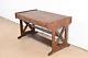 Limbert Style Antique Mission Tiger Oak Arts & Crafts Trestle Library Table