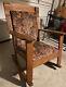 Local Pickup Only Antique Mission Arts Crafts Tiger Oak Rocking Chair