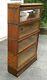 Macey Tiger Oak Barrister Stacking Lawyer's Sectional Bookcase With Drawer Base