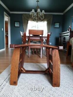 Mission Antique Tiger Oak Rocking Chair (unmarked, possibly Stickley Bros)