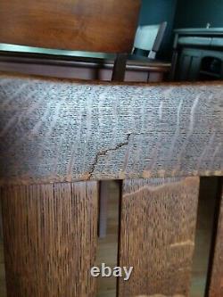 Mission Antique Tiger Oak Rocking Chair (unmarked, possibly Stickley Bros)