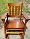 Mission Oak Rocking Chair Craftsman Tiger 1/4 Sawn Grain