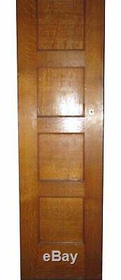 Narrow Tiger Oak 5 Panel Passage Door 83.625 x 24 Free Shipping