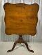 New England Queen Anne Style Tiger Maple Tilt-top Tea Table