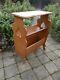 Occasional Side Table Magazine Rack Book Shelf Antique