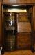 Rareantique (1800's) Empire Curio Bookcase Secretary Locking Cabinet Tiger Oak