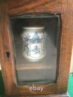 RARE Antique English Tiger Oak Tobacco Cigarette Box