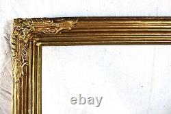 Rare Ebonized Antique Fits 15x20 Limed Tiger Oak Wood Arts Crafts Picture Frame
