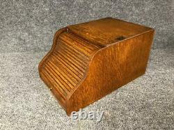 Rare Globe Wernicke Tiger Oak Desktop Caddy Organizer