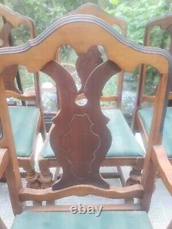 Set of 6 Antique Dining Chairs Victorian