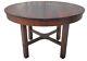 Stickley Round Oak Mission Arts & Crafts Dining Table & 1 Leaf 48 In Circa 1910s