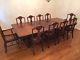 Tiger Oak 48 In Rectangladining Table Large Carved Paw Feet With 7 Leaves C1900