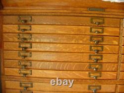 Tiger Oak Document Cabinet good Antique cond. American Sectional Co Minnesota