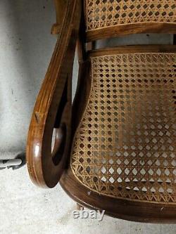 Tiger Oak Lincoln rocking chair