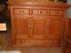 Tiger Oak Mission Chest, Buffet Cabinet, Brass Hardware, Large Size Gorgeous