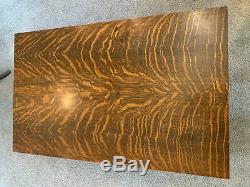 Tiger Oak Quarter Sawn Coffee Table Stunning Top