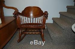 Tiger Oak Rocking Chair