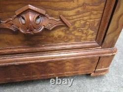 Victorian Eastlake Dresser Tiger Oak with Secret Drawer