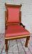 Victorian Eastlake Slipper Chair Tiger Oak