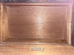 Victorian Upside Down Birds Eye Maple and Tiger Oak Writing Slope Box