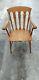 Vintage Antique Tiger Oak Chair With Arm Rests
