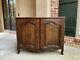 Vintage French Carved Tiger Oak Sideboard Cabinet Buffet Louis Xv Style 20th C