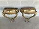 Vintage Louie Xv Style French Wall Mounted Console Tables A -pair