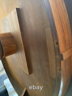 Vintage Victorian American Tiger Claw Feet Oak Round Coffee Table