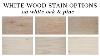 White Wood Stain Options How To Whitewash Wood With Stain